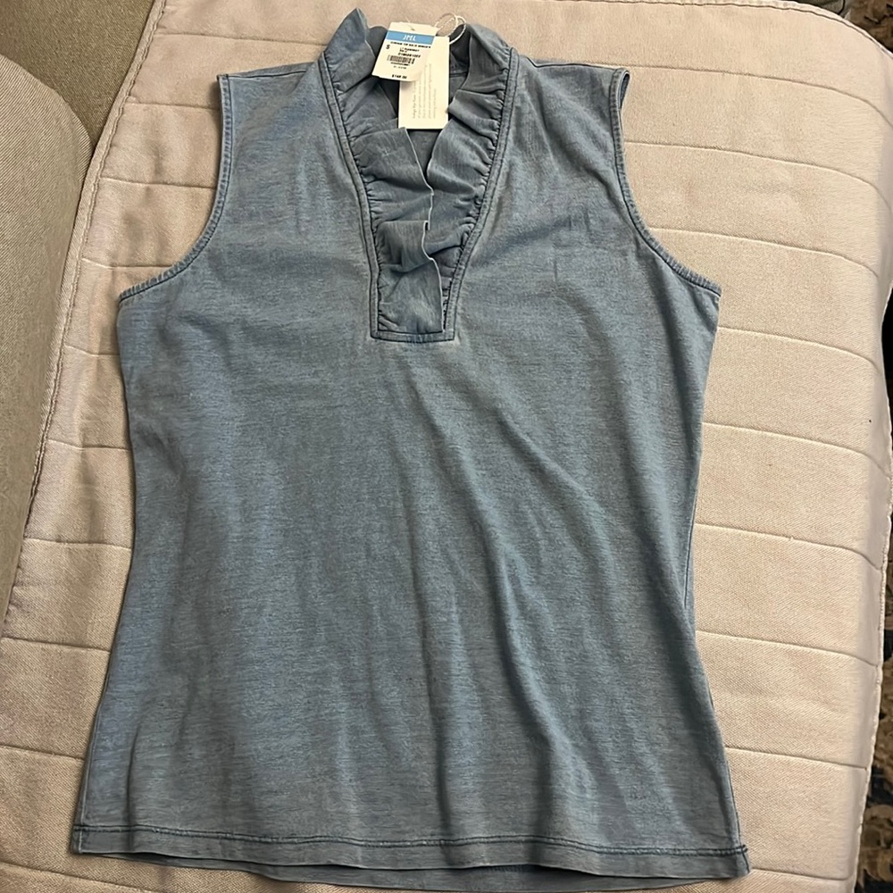J.McLaughlin Durham top size small. Pre loved gift . Brand new